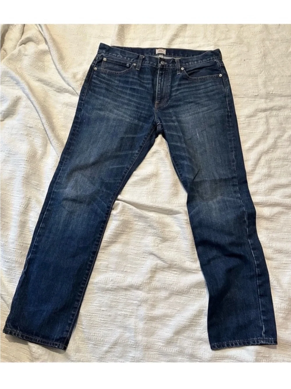 J. Crew 770™ Straight-Fit Rigid Jean in Dark Shadow Wash Japanese Denim